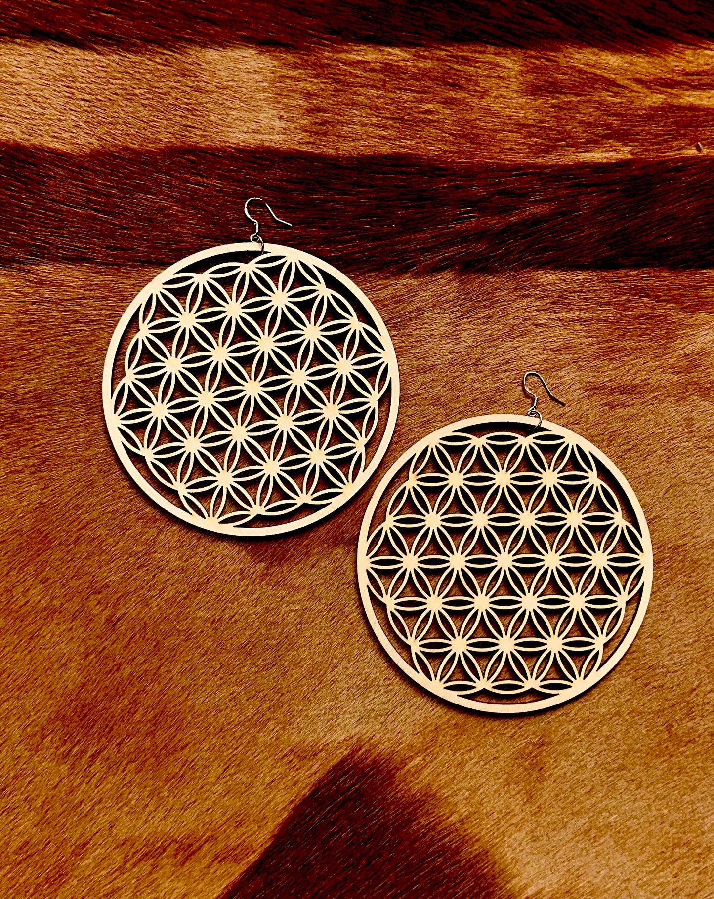 Boucles d’Oreilles RACINE - fleur de vie